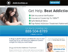 Tablet Screenshot of addictionhelp.us